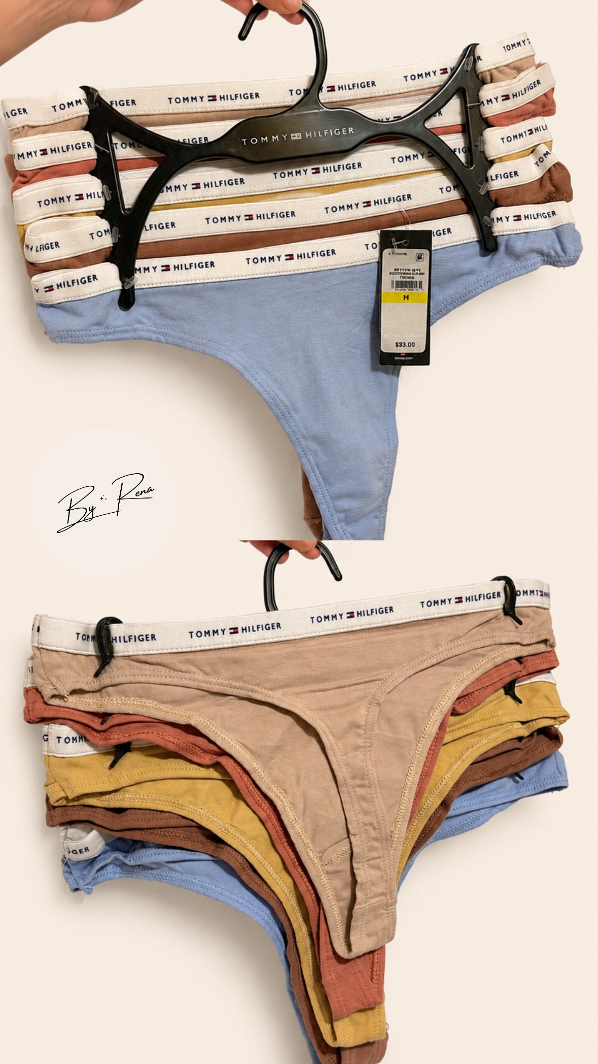 Pack de 5 Colales Tommy Hilfiger Originales – Talla M