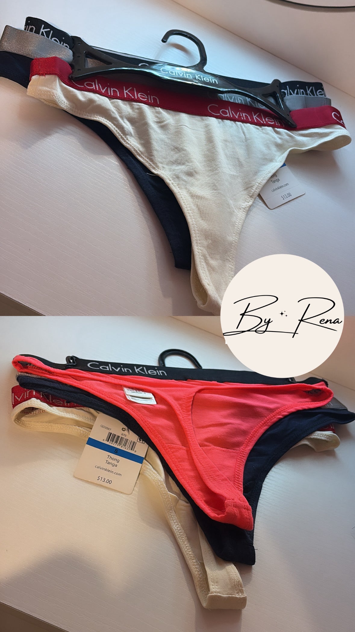 ✨ Tripack Colales Calvin Klein Originales |S| Algodón