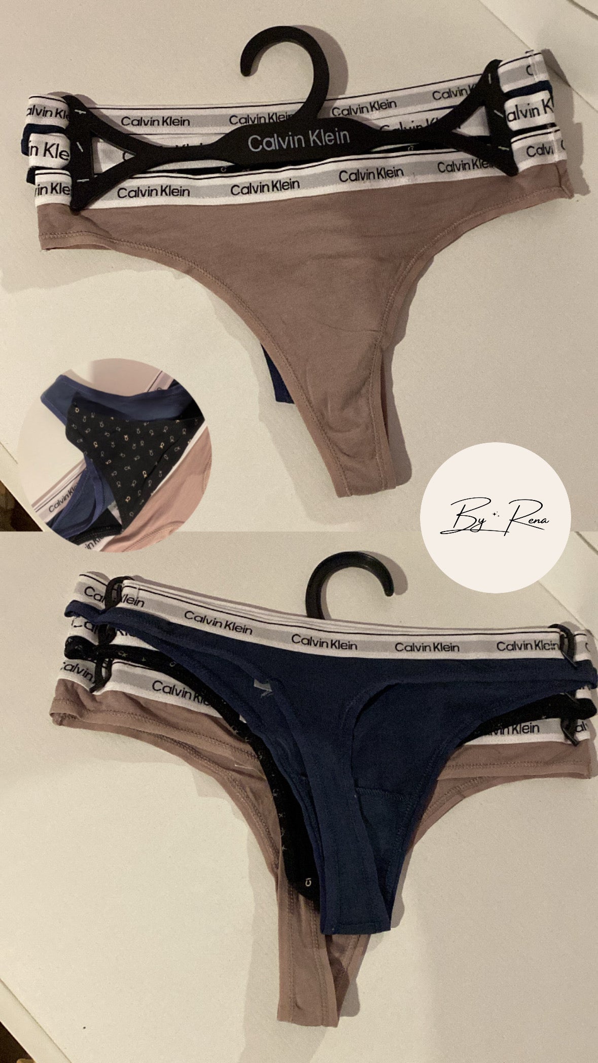 ✨ Tripack Colales Calvin Klein Originales |XS| Algodón