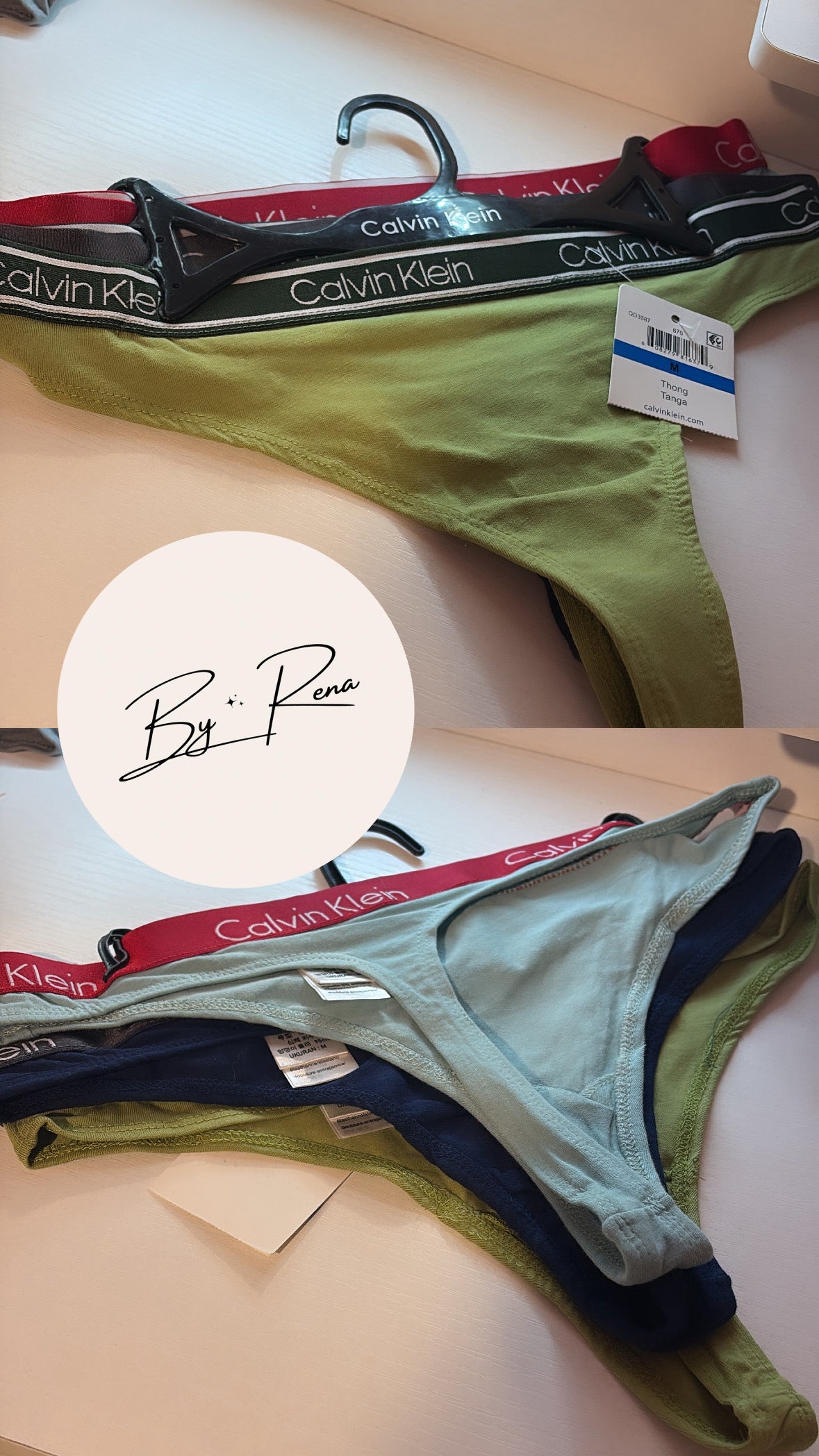 ✨ Tripack Colales Calvin Klein Originales |M| Algodón