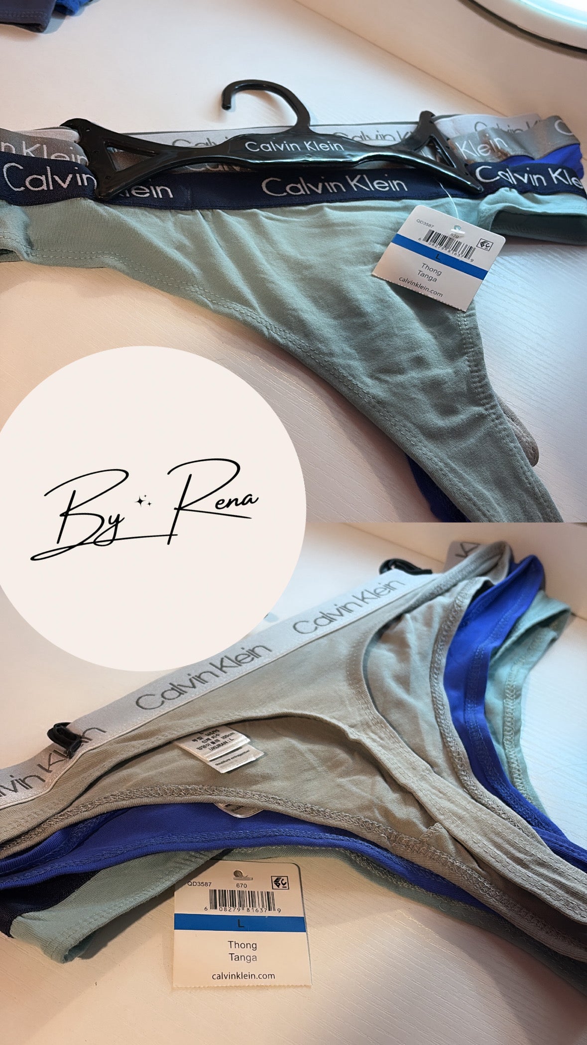 ✨ Tripack Colales Calvin Klein Originales |L| Algodón