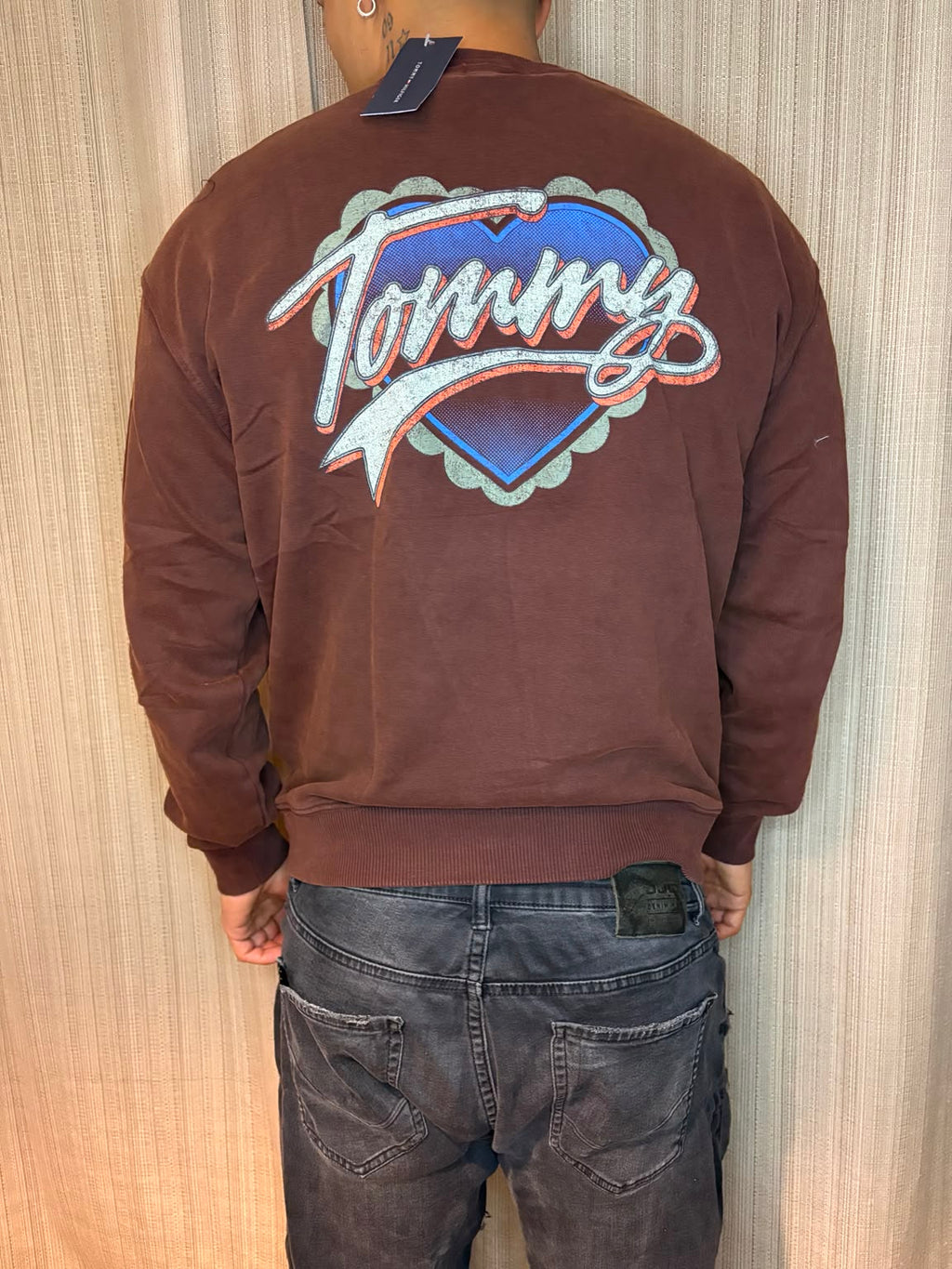 Polerón Tommy Hilfiger Relaxed Con Logo Heart | Talla M