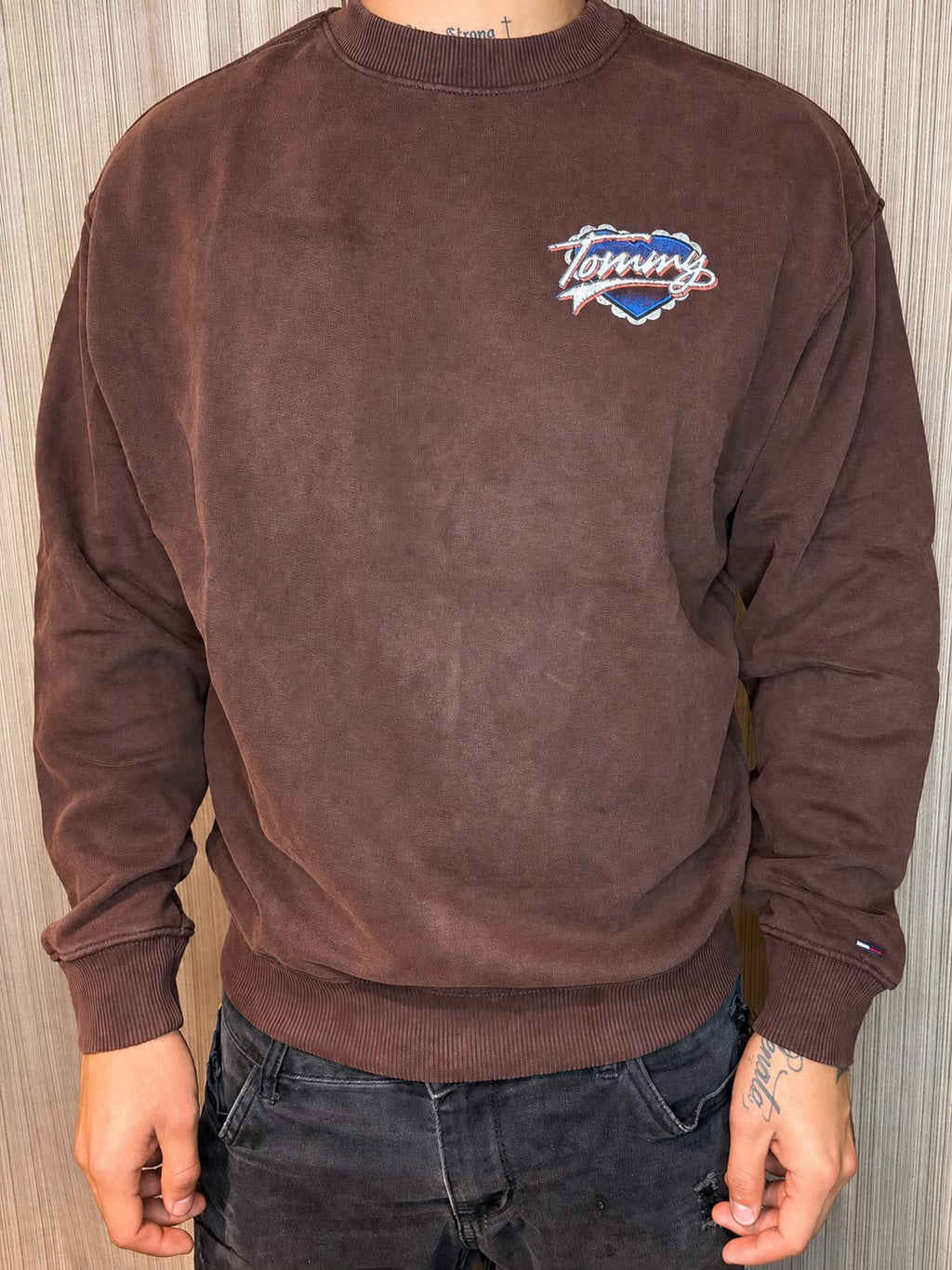 Polerón Tommy Hilfiger Relaxed Con Logo Heart | Talla M