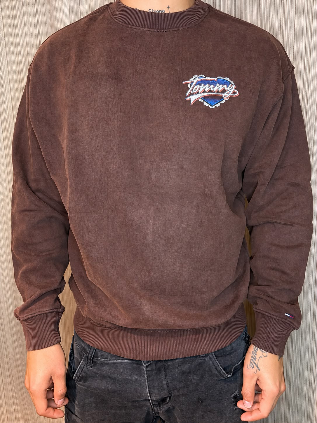 Polerón Tommy Hilfiger Relaxed Con Logo Heart | Talla M